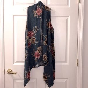 Floral Waterfall Cardigan